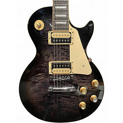 Used Gibson Les Paul Traditional Pro V Flame Top Transcluent Ebony Burst Solid Body Electric Guitar