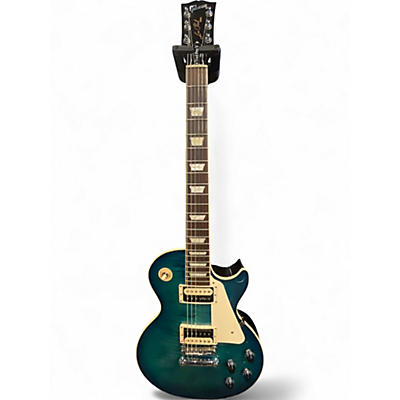 Used Gibson Les Paul Traditional Pro V Ocean Water Perimeter Solid Body Electric Guitar