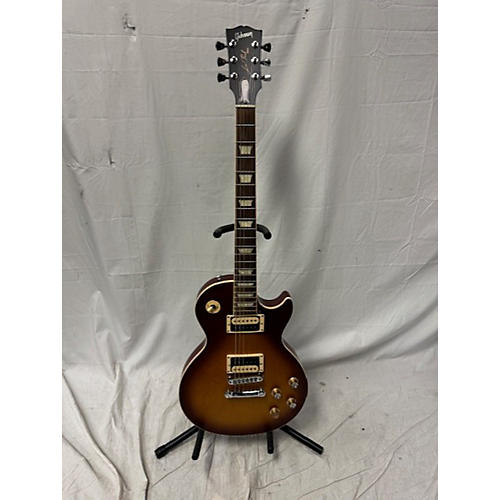 Gibson Used Gibson Les Paul Traditional Pro V Satin Iced Tea Solid Body Electric Guitar Satin Iced Tea