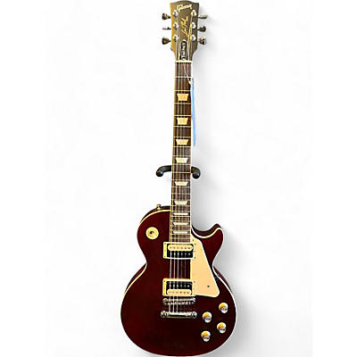 Gibson Used Gibson Les Paul Traditional Pro V Satin Wine Red Solid Body Electric Guitar