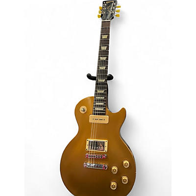 Used Gibson Les Paul Tribute Gold Top Solid Body Electric Guitar
