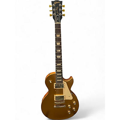 Used Gibson Les Paul Tribute Gold Top Solid Body Electric Guitar