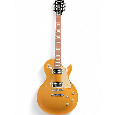 Used Gibson Les Paul Tribute Gold Top Solid Body Electric Guitar