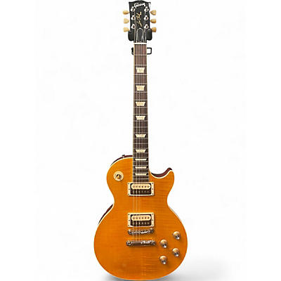 Used Gibson Les Paul Yellow Tiger Solid Body Electric Guitar