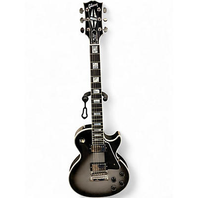 Used Gibson Les Paul custom Silverburst Solid Body Electric Guitar