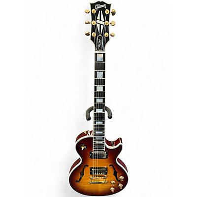 Used Gibson Les Paul custom florentine 3 Color Sunburst Solid Body Electric Guitar