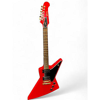 Used Gibson Lizzy Hale Explorer Bird Red Solid Body Electric Guitar