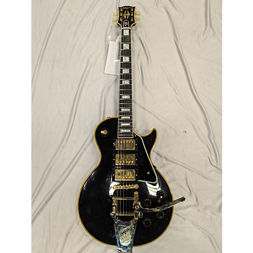 Gibson Used Gibson MURPHY LABS 1957 BLACK BEAUTY LIGHT AGED BIGSBY Ebony Solid Body Electric Guitar Ebony