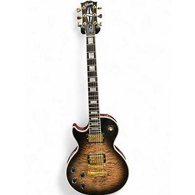Used Gibson Made to Measure Les Paul Custom Rustic Burst Solid Body Electric Guitar