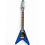 Used Gibson Melody Maker Flying V Blue Solid Body Electric Guitar Blue