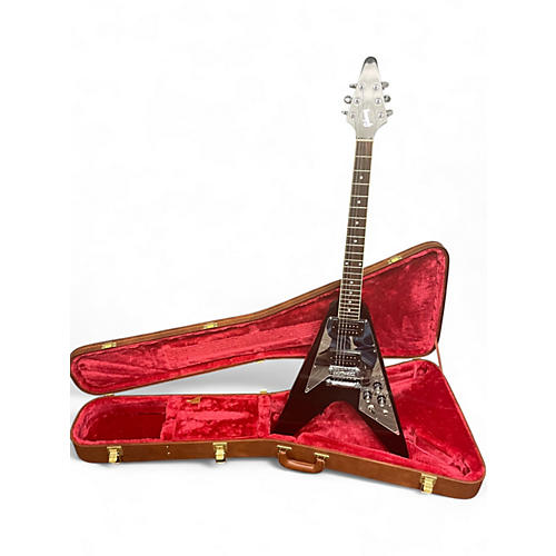 Used Gibson Mirror Flying V  Black Solid Body Electric Guitar Black