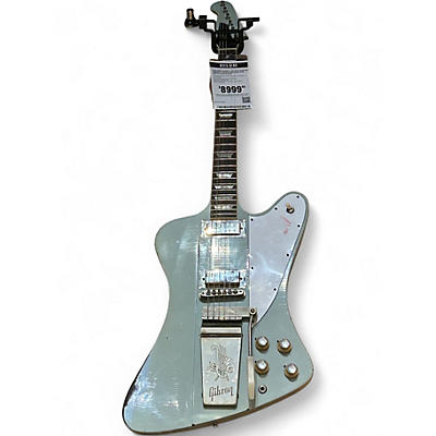 Used Gibson Murphy Lab heavy aged 1963 firebird v  antique frost blue Solid Body Electric Guitar