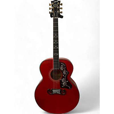 Gibson Used Gibson Orianthi SJ200 Cherry Acoustic Electric Guitar