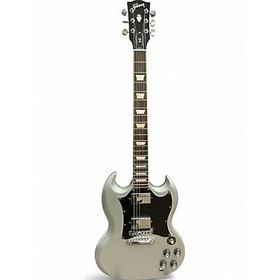 Used Gibson SG 61 REISSUE Silver Solid Body Electric Guitar