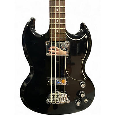Used Gibson SG Bass Black Electric Bass Guitar