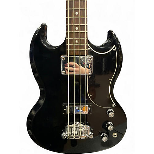Used Gibson SG Bass Black Electric Bass Guitar Black
