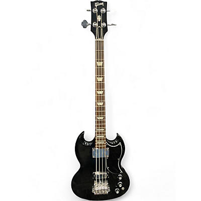 Used Gibson SG Bass Black Electric Bass Guitar