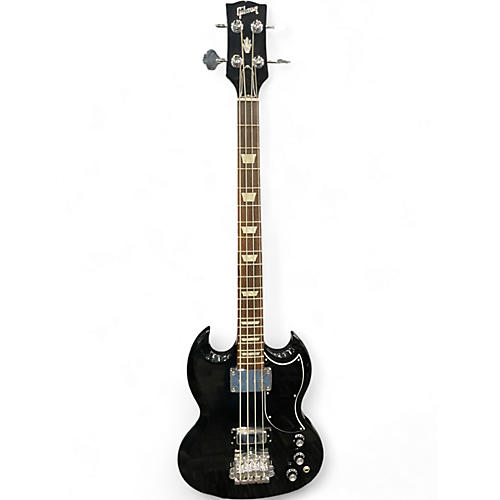 Used Gibson SG Bass Black Electric Bass Guitar Black