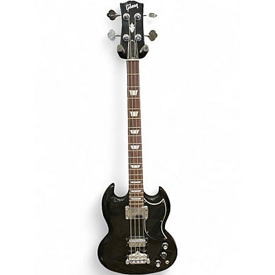Used Gibson SG Bass Black Electric Bass Guitar