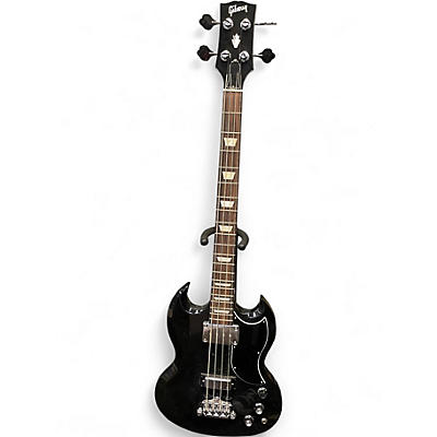Used Gibson SG Bass Black Electric Bass Guitar