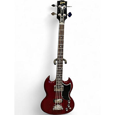 Used Gibson SG Bass Cherry Electric Bass Guitar