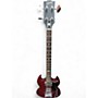 Used Gibson SG Bass Red Electric Bass Guitar Red