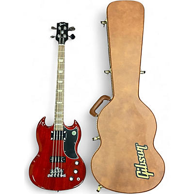 Used Gibson SG Bass heritage cherry red Electric Bass Guitar