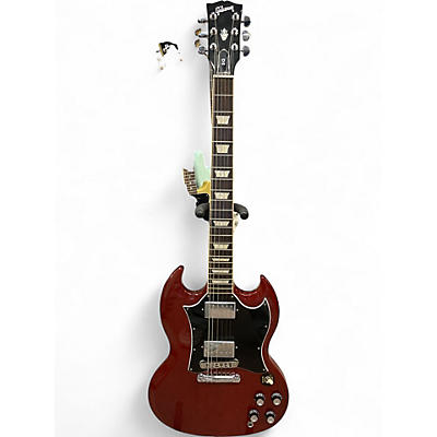 Used Gibson SG Cherry Solid Body Electric Guitar