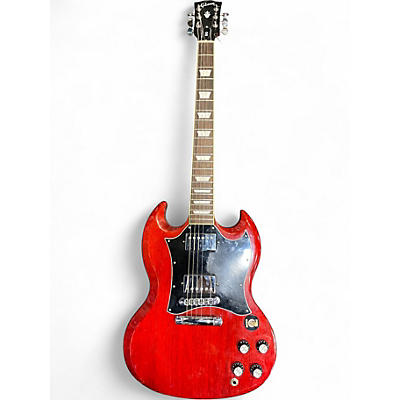 Used Gibson SG Cherry Solid Body Electric Guitar