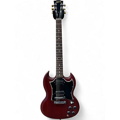 Used Gibson SG Cherry Solid Body Electric Guitar