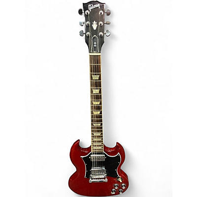 Used Gibson SG Cherry Solid Body Electric Guitar