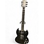 Used Gibson SG Gothic Morte Black Solid Body Electric Guitar Black