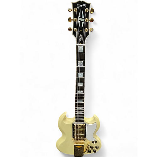 Used Gibson SG Les Paul Custom 60th Anniversary Polaris White Solid Body Electric Guitar Polaris White