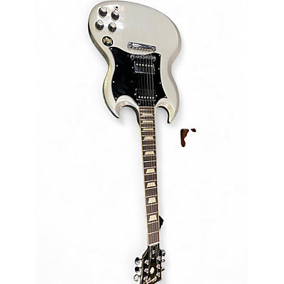 Used Gibson SG Metallic Silver Solid Body Electric Guitar