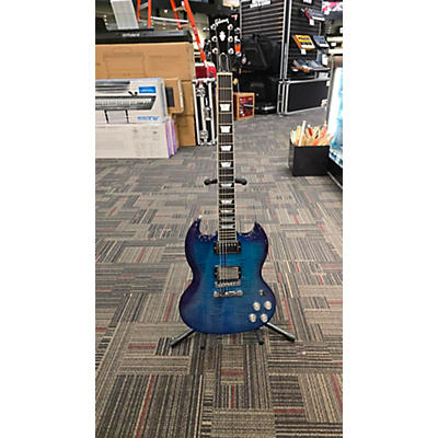 Used Gibson SG Modern Blueberry Fade Solid Body Electric Guitar