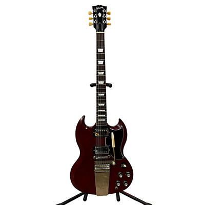 Gibson Used Gibson SG STANDARD '61 FADED MAESTRO VIBROLA VINTAGE CHERRY Solid Body Electric Guitar