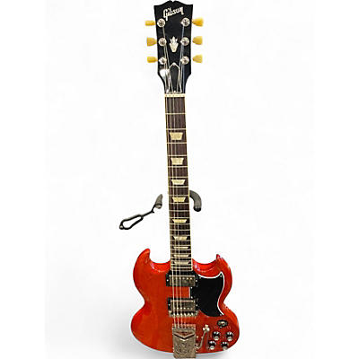 Used Gibson SG STANDARD 61 SIDWAYS VIBROLA Worn Cherry Solid Body Electric Guitar