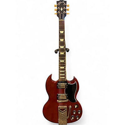 Used Gibson SG STANDARD 61 WITH SIDEWAYS VIBROLA Faded Cherry Solid Body Electric Guitar