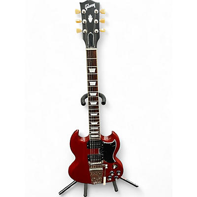 Gibson Used Gibson SG Standard '61 Maestro Vintage Cherry Solid Body Electric Guitar