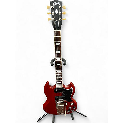 Gibson Used Gibson SG Standard '61 Maestro Vintage Cherry Solid Body Electric Guitar Vintage Cherry