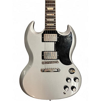 Used Gibson SG Standard 61 Silver Mist Solid Body Electric Guitar
