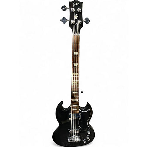 Used Gibson SG Standard Bass Black Electric Bass Guitar Black