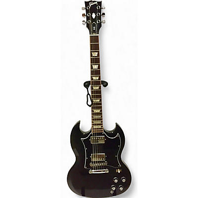 Used Gibson SG Standard Black Solid Body Electric Guitar