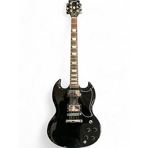 Used Gibson SG Standard Black Solid Body Electric Guitar Black