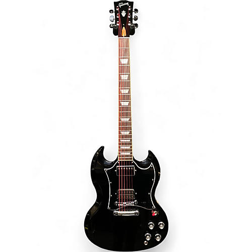 Used Gibson SG Standard Black Solid Body Electric Guitar Black