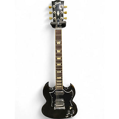 Used Gibson SG Standard Black Solid Body Electric Guitar
