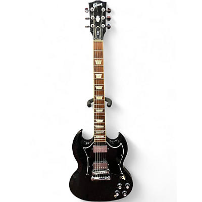 Used Gibson SG Standard Black Solid Body Electric Guitar
