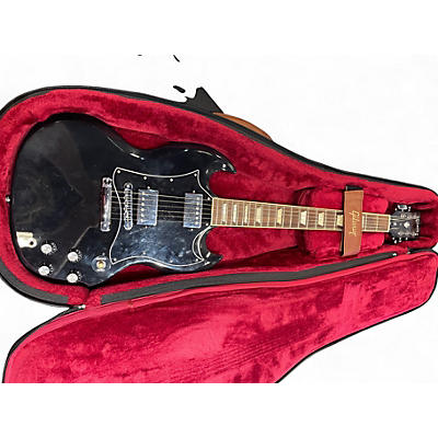 Used Gibson SG Standard Black Solid Body Electric Guitar