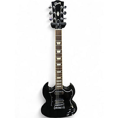 Used Gibson SG Standard Black Solid Body Electric Guitar