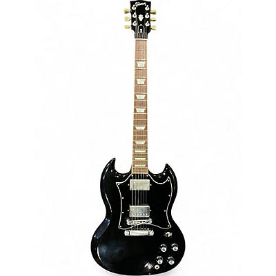 Used Gibson SG Standard Black Solid Body Electric Guitar
